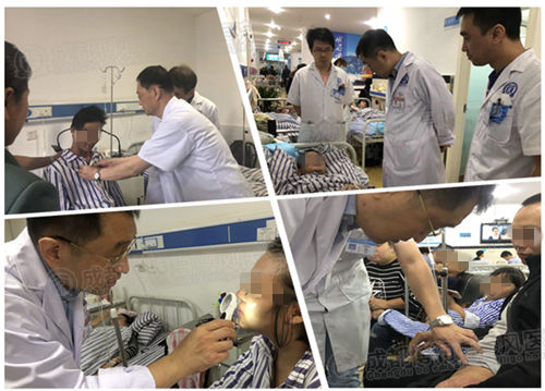 尤立平主任、姚志远主任查房巡诊